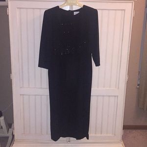 Black formal dress